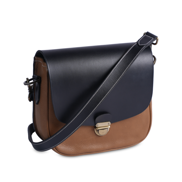 CARBERRY VINTAGE SLING BAG TILT TORTILLA/ BLACK