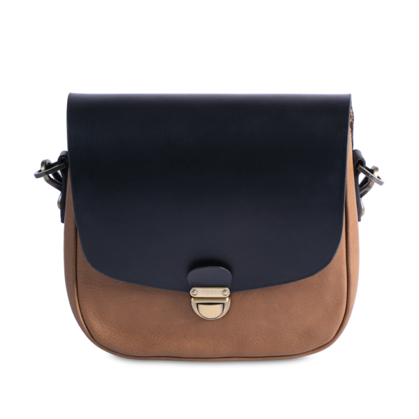 CARBERRY VINTAGE SLING BAG FRONT TORTILLA/ BLACK
