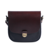 CARBERRY VINTAGE SLING BAG FRONT BLACK/ CHESTNUT