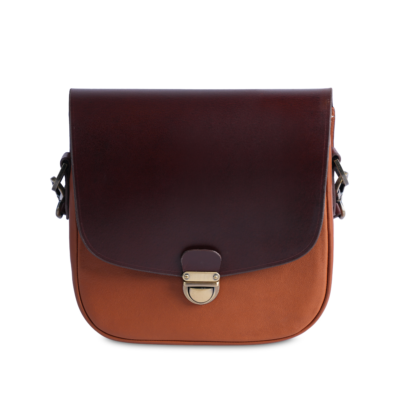CARBERRY VINTAGE SLING BAG FRONT COGNAC/ HAVANA