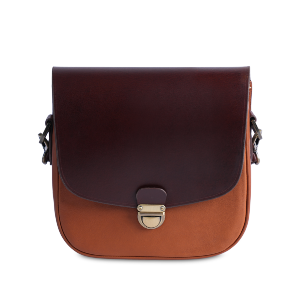 CARBERRY VINTAGE SLING BAG FRONT COGNAC/ HAVANA