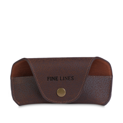PIERRE SPECTACLE CASE FRONT MALT/ COGNAC
