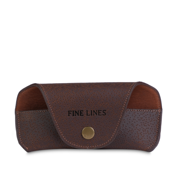 PIERRE SPECTACLE CASE FRONT MALT/ COGNAC