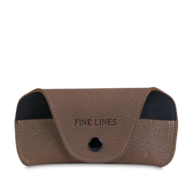 PIERRE SPECTACLE CASE FRONT TORTILLA/ BLACK