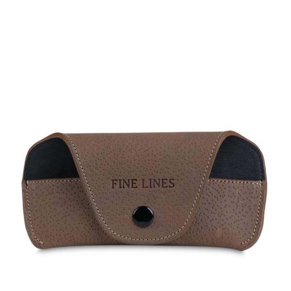 PIERRE SPECTACLE CASE FRONT TORTILLA/ BLACK