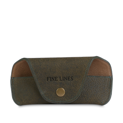 PIERRE SPECTACLE CASE FRONT CAMPING GREEN/ TORTILLA