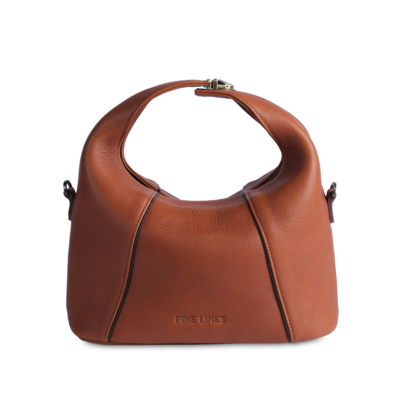 MILA SLING BAG FRONT COGNAC