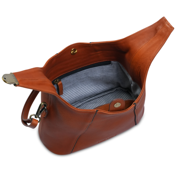 MILA SLING BAG INSIDE COGNAC