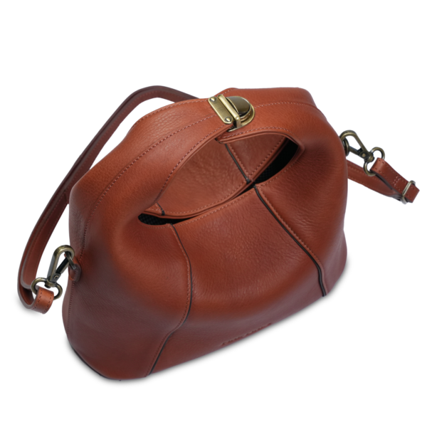 MILA SLING BAG TOP COGNAC