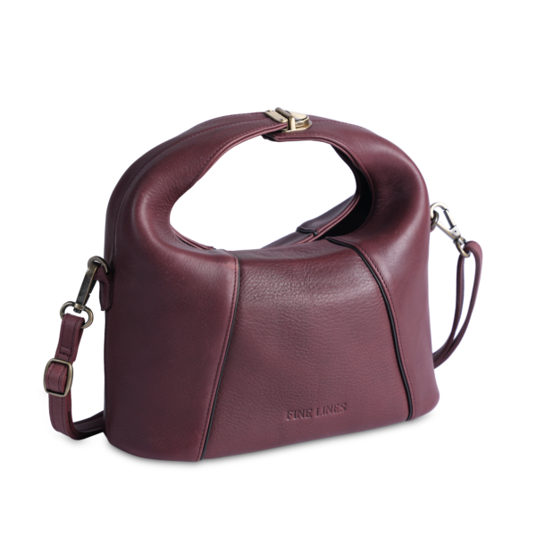 MILA SLING BAG TILT BURGUNDY
