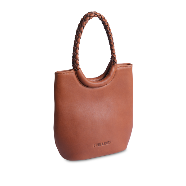 NEITH HANDBAG TILT COGNAC