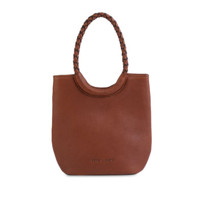 NEITH HANDBAG FRONT COGNAC