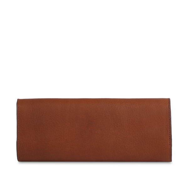PETROVA PENCIL POUCHES BACK COGNAC