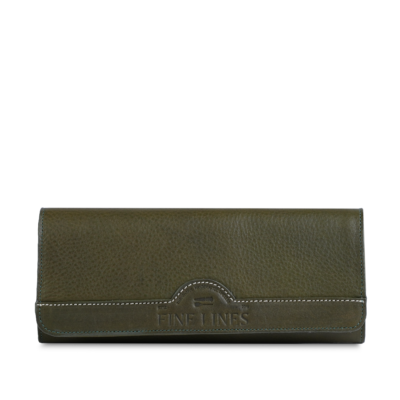 PETROVA PENCIL POUCHES FRONT OLIVE