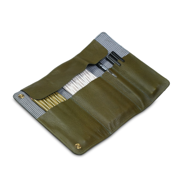 PETROVA PENCIL POUCHES INSIDE OLIVE