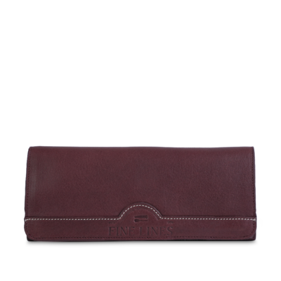 PETROVA PENCIL POUCHES FRONT BURGUNDY