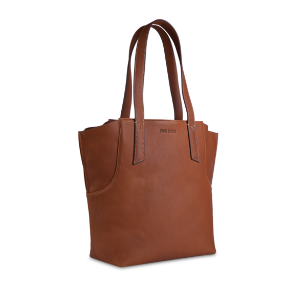 SIENNA TOTE BAG TILT COGNAC