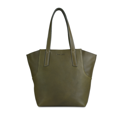 SIENNA TOTE BAG FRONT OLIVE