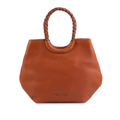 TEFNUT HANDBAG FRONT COGNAC