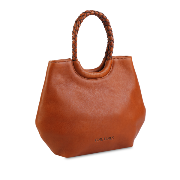 TEFNUT HANDBAG TILT COGNAC