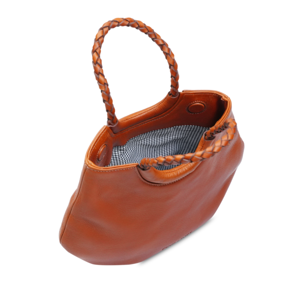 TEFNUT HANDBAG INSIDE COGNAC